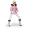 Image de Speelfiguur - Paard - Ruiter - Amazone in winterkleding