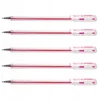Image de Pentel BK77 Rollerballpen, 0,7 mm, roze - Set bevat 5