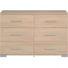 Image de Commode Ekko 6 Laden - Parisot - Ladekast - Bruin - Spaanplaat