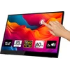 Image de Logicom Nomad Touch - Portable Monitor - Full HD - Touch - 15,6" - IPS scherm - USB-C & Mini HDMI - Kickstand - zwart