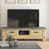 Image de Tv-meubel Louane 172cm, 2 lades - eik/beton - Gautier - Gami - Woonkamerkasten - Bruin - Spaanplaat - Woonkamerkasten -