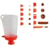 Image de Deco Pocket spuitzak met spuitmondjes, rood - Mastrad
