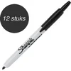 Image de Sharpie Permanent Markers Zwart - 12 stuks