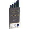 Image de Parker lange vulpen inktpatronen - blauwe QUINK inkt - 5 stuks