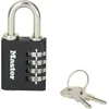 Image de Hangslot en cijferslot in 1 - Uniek slot met cijfercode én sleutel - Cijferslot - Hangslot - Master Lock 7641EURDBLK