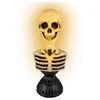 Image de Skeletbuste met licht & geluid (38cm) - Halloween -