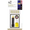 Image de Make up Kit   Neon Geel  UV Reactief - festival - Neon Party - Fluo - Strass Steentjes - Lipstick - Nagellak