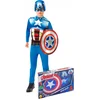 Image de Klassieke Captain America outfit met schild voor jongens - Verkleedkleding