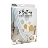 Image de Graine Creative houten ballonnen decoratie set 6 stuks voor knutselen.