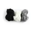 Image de Graine Creative mega weefgaren set zwart wit mix 3x5 meter voor weefraam.