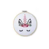 Image de Graine Creative borduurpakket eenhoorn 15,5 cm - creatief speelgoed.