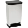 Image de 5Five Pedaal Afvalemmer - Soft close - 50L - Grijs
