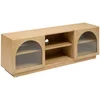 Image de TV-meubel met 2 deuren en 1 plank van acaciahout LOUSADA