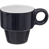 Image de Secret de Gourmet - Espresso kopjes set met houder - 6 stuks - Multicolor