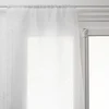Image de Keukengordijnen kort Leaf, bladpatroon, 2 stuks, 60 x 160 cm