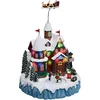 Image de Feeric Lights & Christmas Kerstdorp kerst tafereel - met muziek, beweging en led verlichting - 23 x 21 x 34,5 cm