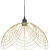 Image de Atmosphera Hanglamp metaal Ø38xH30cm - Goud