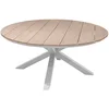 Image de Ronde tuintafel voor 8 personen van aluminium en acacia ORIENGO