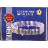 Image de Feeric lights Kerstdorp hek afsluiting/omheining - met wit licht - L72 x H4,5 cm - kunststof - verlichting