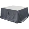 Image de Hesperide Tuinmeubel bescherm hoes Hambo - grijs - polyester - waterafstotend - 225 x 125 x 80 cm