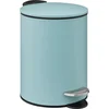 Image de 5Five kleine pedaalemmer - metaal - ijsblauw - 3L - 16 x 25 cm - Badkamer - Badkamer/toilet