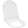 Image de 5Five Toiletbril Brilliant - wit - kunststof - universeel model - soft close systeem