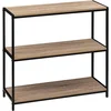 Image de 5five Aliaj Console Tafel - 3 Niveaus - Eikenhoutlook Naturel
