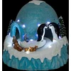Image de Feeric Christmas Kerstdorp kerst tafereel - iglo - met muziek en led verlichting - 19 x 17 x 21 cm