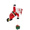 Image de Feeric Christmas Decoratie kerstman pop - hangend aan touw - H60 cm - Kerst figuur