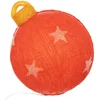 Image de Feeric Lights and Christmas Kerstverlichting figuur - kerstbal - rood - met sterren - 34 x 34 x 37 cm - 60 LED lampjes wit