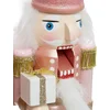 Image de Fééric Lights and Christmas Kerstdecoratie notenkraker - Ø7xH25cm - Roze