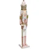 Image de Fééric Lights and Christmas Kerstdecoratie notenkraker - Ø11xH60cm - Roze