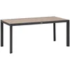 Image de Tuintafel voor 6 personen van aluminium met houtlook ÉVASION