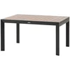 Image de Uitschuifbare tuintafel voor 10 personen van aluminium met houteffect ÉVASION