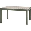 Image de Uitschuifbare tuintafel voor 10 personen van aluminium met houteffect ÉVASION