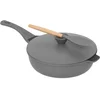 Image de 5Five braadpan Dublin - D28 cm - aluminium - grijs - met deksel - pannen - alle warmtebronnen