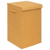 Image de 5Five Eureka sorteer wasmand - 74 liter - okergeel - 37 x 37 x 60 cm - MDF/Polyester stof - met afsluitklep