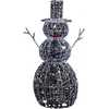 Image de Feeric Lights & Christmas Kerstverlichting figuur - sneeuwpop - 3D - H126 cm - 200 led lampjes - 8 lichtfuncties - verlichte figuren - buiten