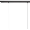 Image de Atmosphera lamp met 4 pendels van hout - Pendellamp zwart en hout lengte 80 cm