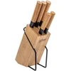 Image de Set Messen met Houten Basis 5five (32,5 x 22,5 x 7,5 cm)