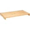 Image de 5Five snijplank rechthoek - 52 x 28 cm - van bamboe hout - Serveerplank - Broodplank