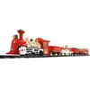 Image de Feeric lights and christmas Lichtgevende kersttrein - 26-delig - met muziek - 133 x 20 x 74 cm - LED - kerstboom trein