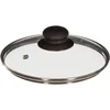 Image de 5Five Universele pannendeksel voor pannen van 17,5 cm - glas - stoomgaatje - D17,5x H6 cm