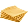 Image de Atmosphera ChambRay Servetten - 40 x 40 cm - Katoen - Okergeel - 4 stuks