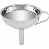 Image de 5Five Trechter - met filter - rvs - zilverkleurig - 13 cm - keuken benodigdheden