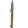 Image de 5Five Elegancia - Fruit en groente mes/Snijmes - 1x stuks - RVS - acacia hout - 20 cm - keuken schilmes - luxe kwaliteit