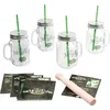 Image de Secret de Gourmet Luxe Mojito glazen set - 4x stuks - met accessoires - 500 ml - Cocktailglazen