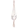 Image de Ubertopf - Glas und Jute - transparent - D10-5 cm - Beige - Atmosphera createur d'interieur