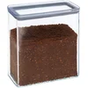 Image de 5Five Voorraadpot - keuken/voedsel - kunststof - 3000 ml - luchtdichte deksel - transparant - 20 x 10 x 20 cm