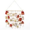 Image de FEERIC CHRISTMAS Adventskalender - 24 Zakjes - 45 x 60 cm - Rood en Goud